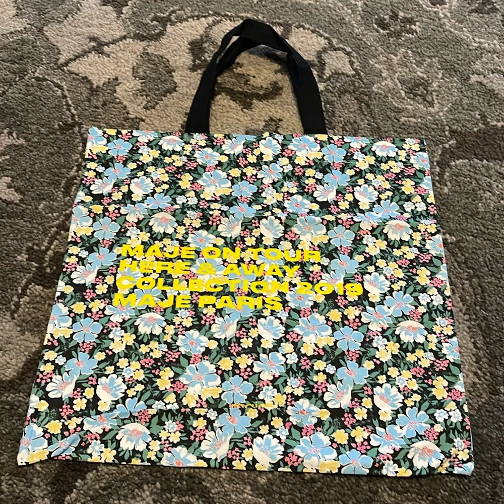 Maje Paris Floral Tote Bag